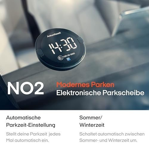 OOONO Park Electronic Parking Disc No. 2 Dark