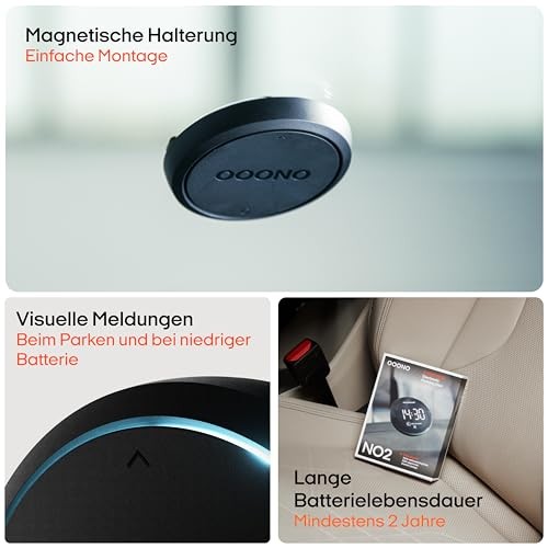 OOONO Park Electronic Parking Disc No. 2 Dark