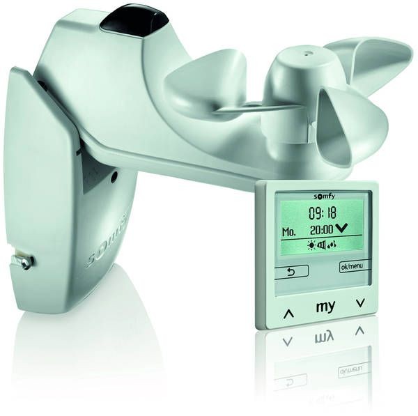 Somfy Soliris Smoove Uno Pure White Kit with W/S Sensor - Model: 1818317