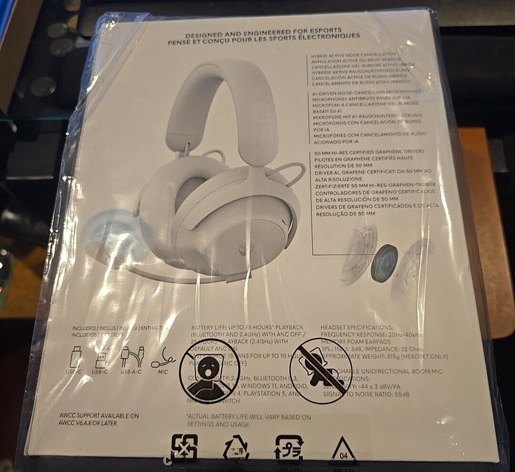 Dell Alienware Pro Wireless Gaming Headset Headset PRO-HS-W-DEAM