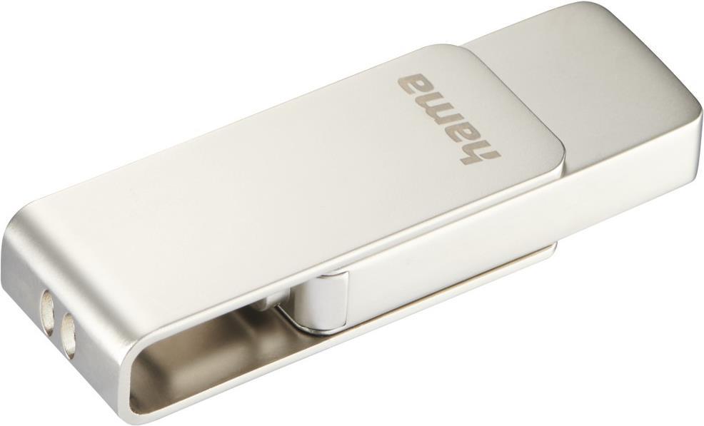 Hama Uni-C Rotate Pro USB Stick 256 GB USB Type-C 3.2 Gen 1 Silver (00182497)