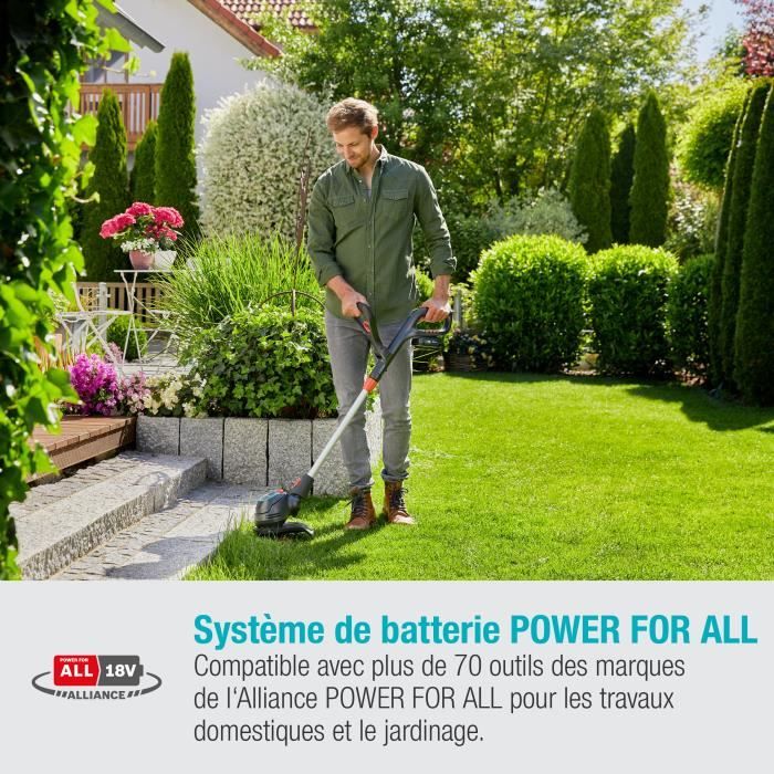 GARDENA ComfortCut Grass Trimmer - 23/18V P4A - 18V 2.5Ah Battery & Charger
