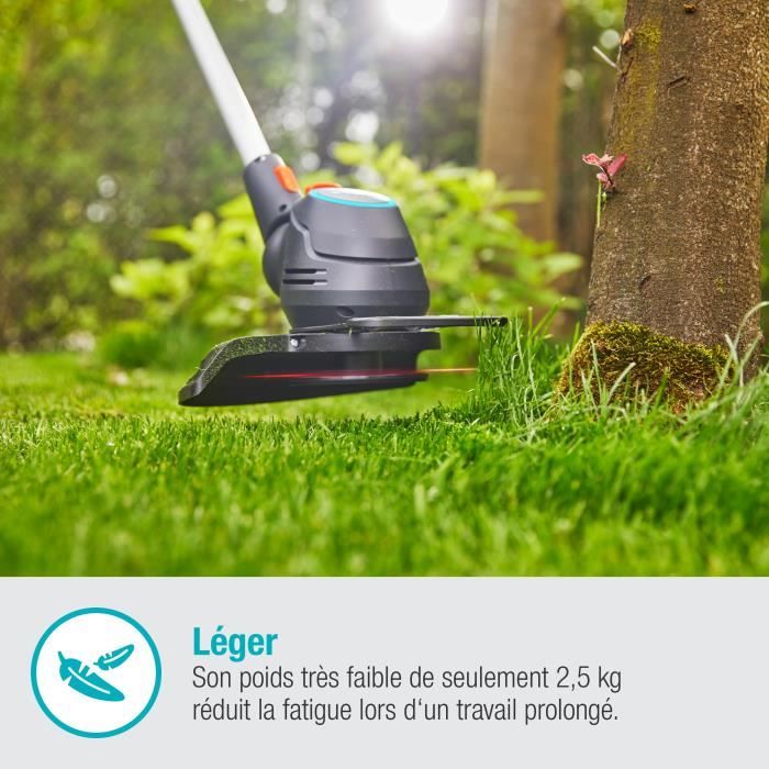 GARDENA ComfortCut Grass Trimmer - 23/18V P4A - 18V 2.5Ah Battery & Charger