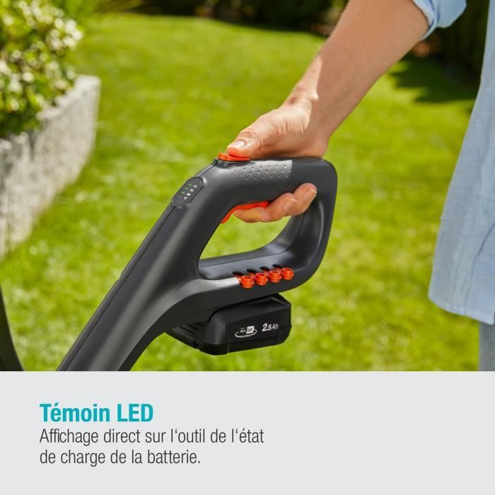 GARDENA ComfortCut Grass Trimmer - 23/18V P4A - 18V 2.5Ah Battery & Charger