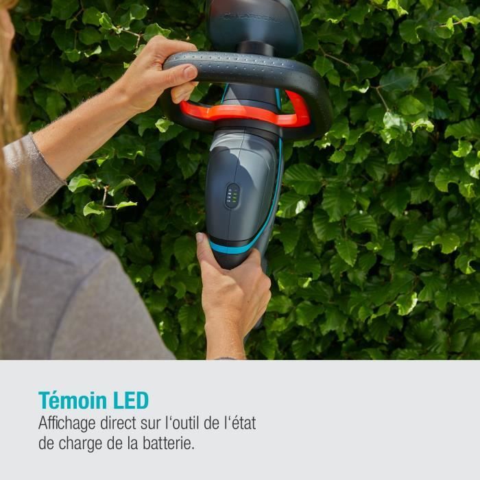 GARDENA ComfortCut 60/18V Cordless Hedge Trimmer - 18V - 60 cm (Supplied with 2.5Ah Li-ion Battery + Charger)