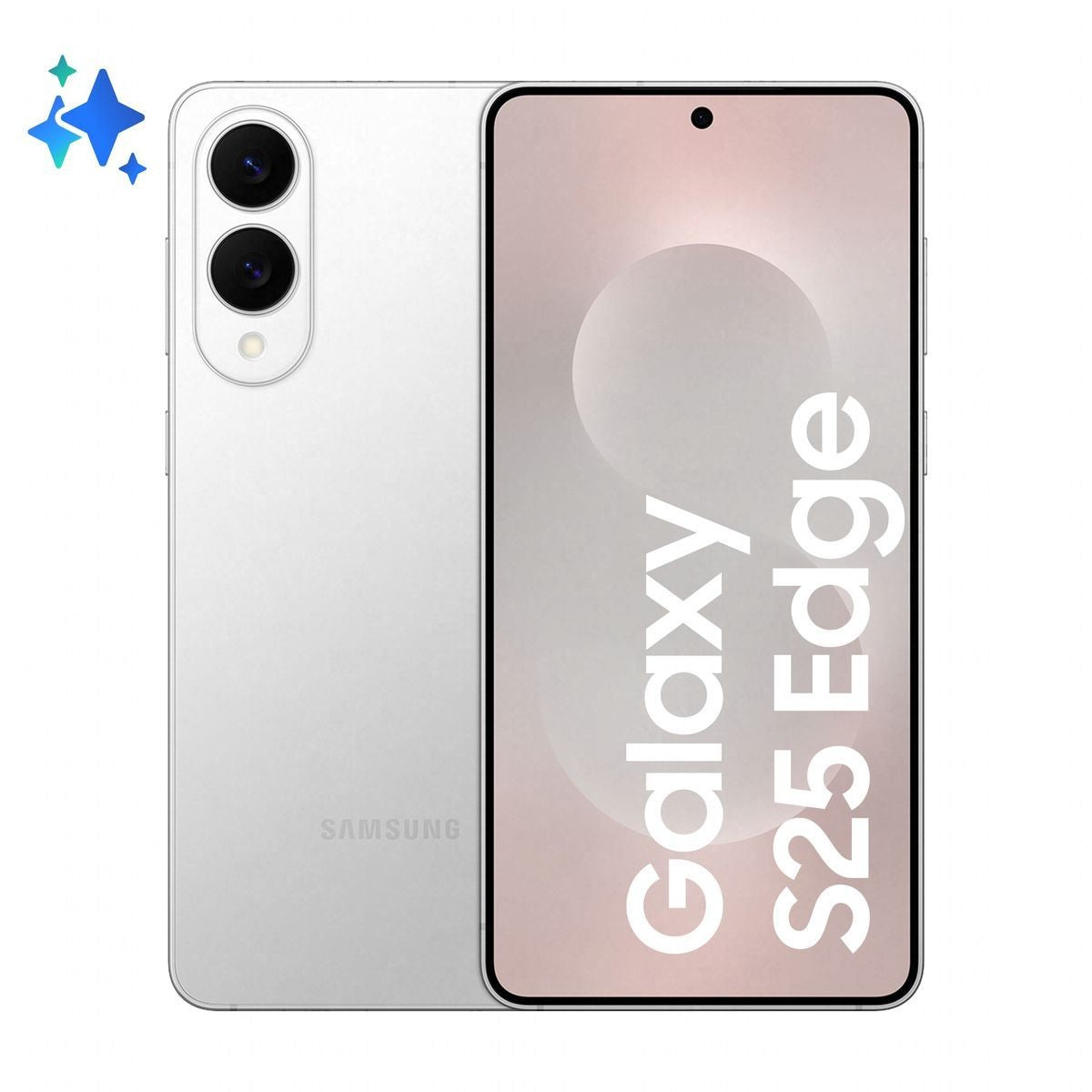 Samsung Galaxy S25 Edge - 5 G Smartphone - Dual-SIM - 12GB RAM/ 512GB Storage - 6.7" - 3900 mAh (SM-S937BZSGEUE)