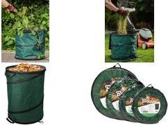 Bradas Gartensack POP UP, 175 Liter, dunkelgrün, wasserdicht, UV-beständig (TQ-BS175)