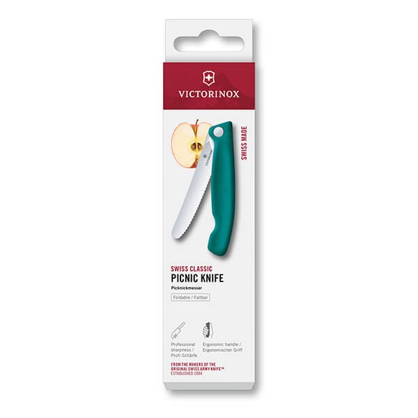 Victorinox Swiss Classic 11 cm Green Picnic Knife 34.FC1