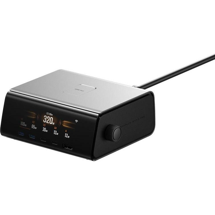 Ecoflow RAPID Pro Desktop Charger, 320W, 5 Ports, GaN (EF-STATION320W-EU)