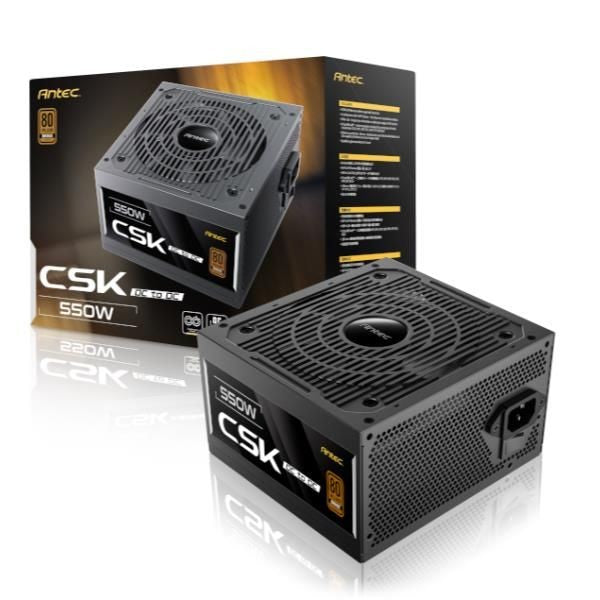 Antec Cuprum Strike CSK DC ATX Power Supply 550W Black (0-761345-20102-5)