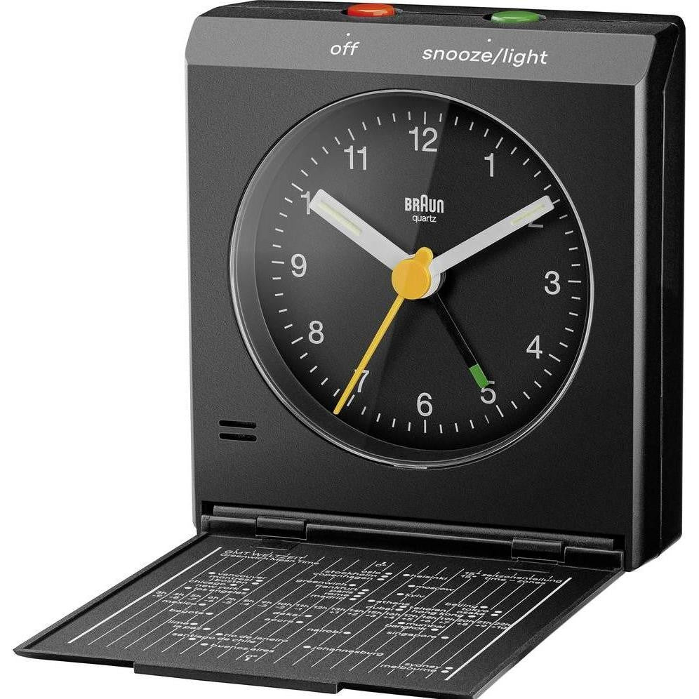 Braun BC05B Quartz Folding Alarm Clock (67704)