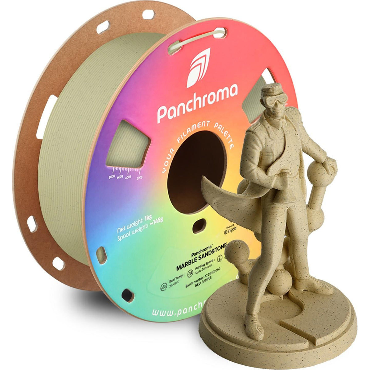 Polymaker Panchroma PLA Marble Filament (CA04061)