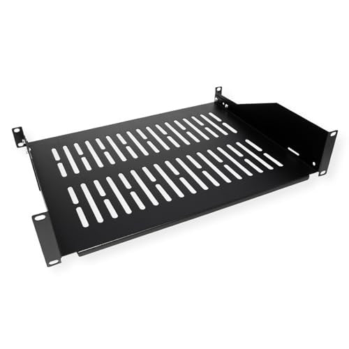 VALUE 48.30 cm (19") Shelf, 2U, 350 mm Depth, Max Load 20 kg (26.99.0406) 2HE