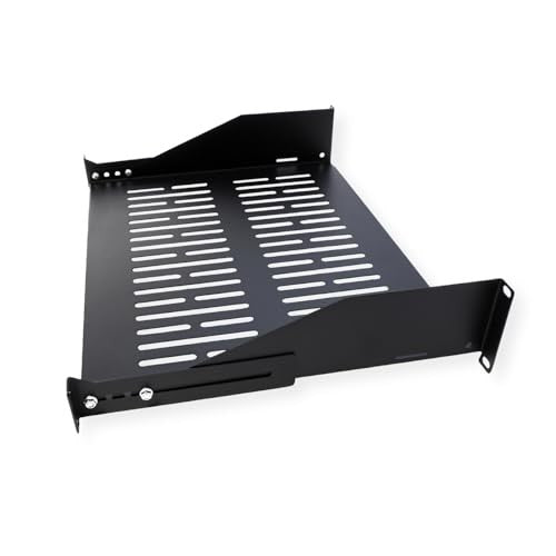 VALUE 48.30 cm (19") Shelf, 2U, 350 mm Depth, Max Load 20 kg (26.99.0406) 2HE