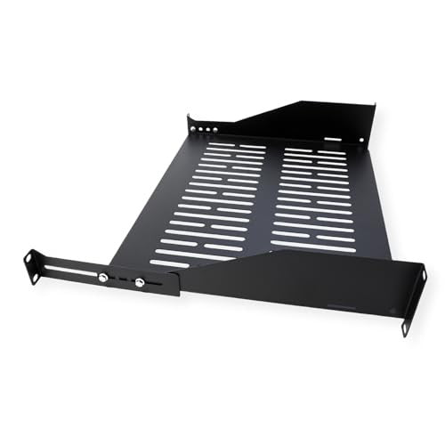VALUE 48.30 cm (19") Shelf, 2U, 350 mm Depth, Max Load 20 kg (26.99.0406) 2HE