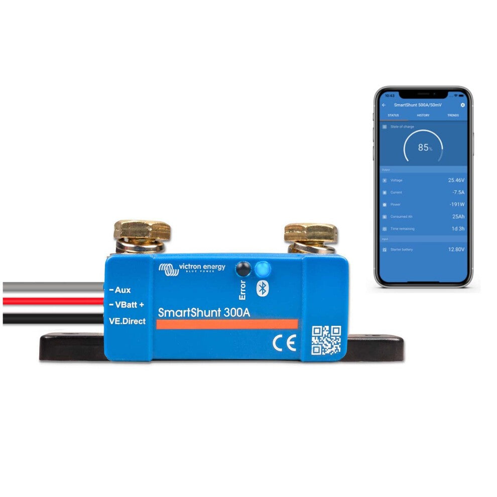 Smartshunt 300A/50mV IP65 - Reliable Energy Monitoring