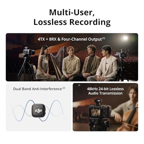 DJI Mic 3 Wireless Microphone Kit - 1 Transmitter 1 Receiver