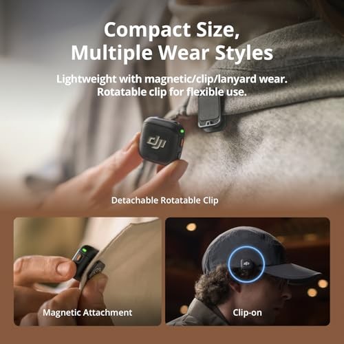 DJI Mic 3 Wireless Microphone Kit - 1 Transmitter 1 Receiver