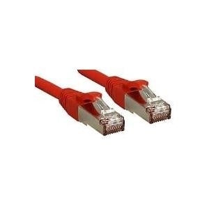 Lindy Patch Cable RJ-45 (M) to RJ-45 (M) 20 m SFTP, PiMF CAT 6a Halogen-Free Red 47170