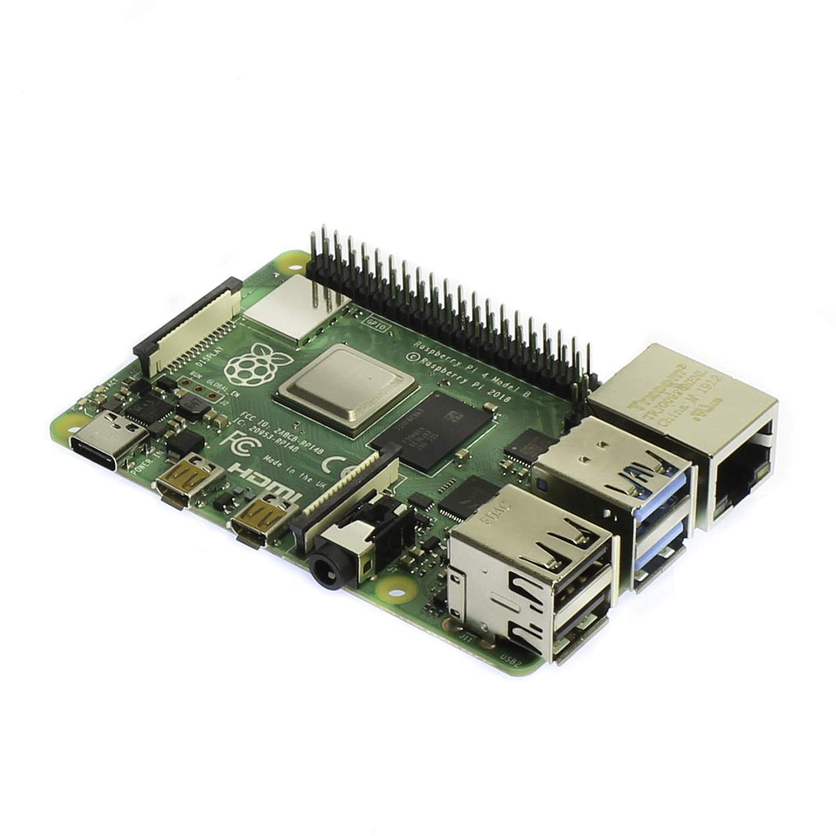 Raspberry Pi 4 Model B - Single-board Computer - BCM2711/ 1.5 GHz - 2 GB RAM (Raspberry-PI-4-2GB) 802.11a/b/g/n/ac