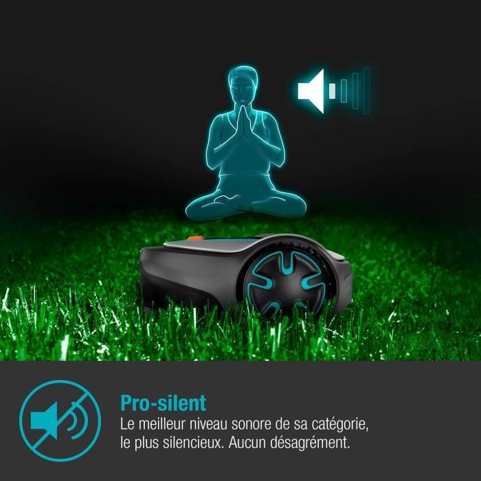 Bluetooth Controlled Robot Mower Gardena Sileno Minimo 500 (15202-26) - 500m²
