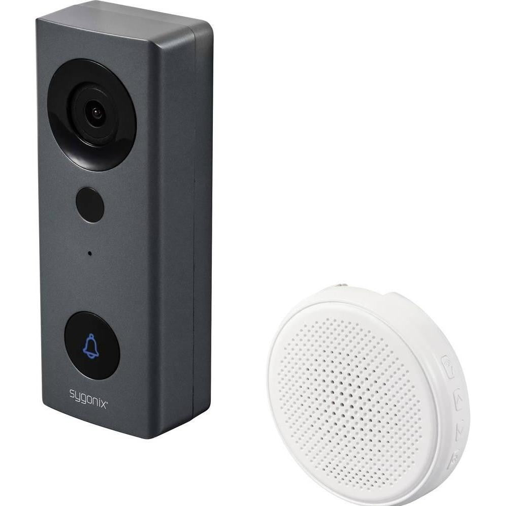 Sygonix IP Video Door Intercom WLAN Grey White (SY-6721068)