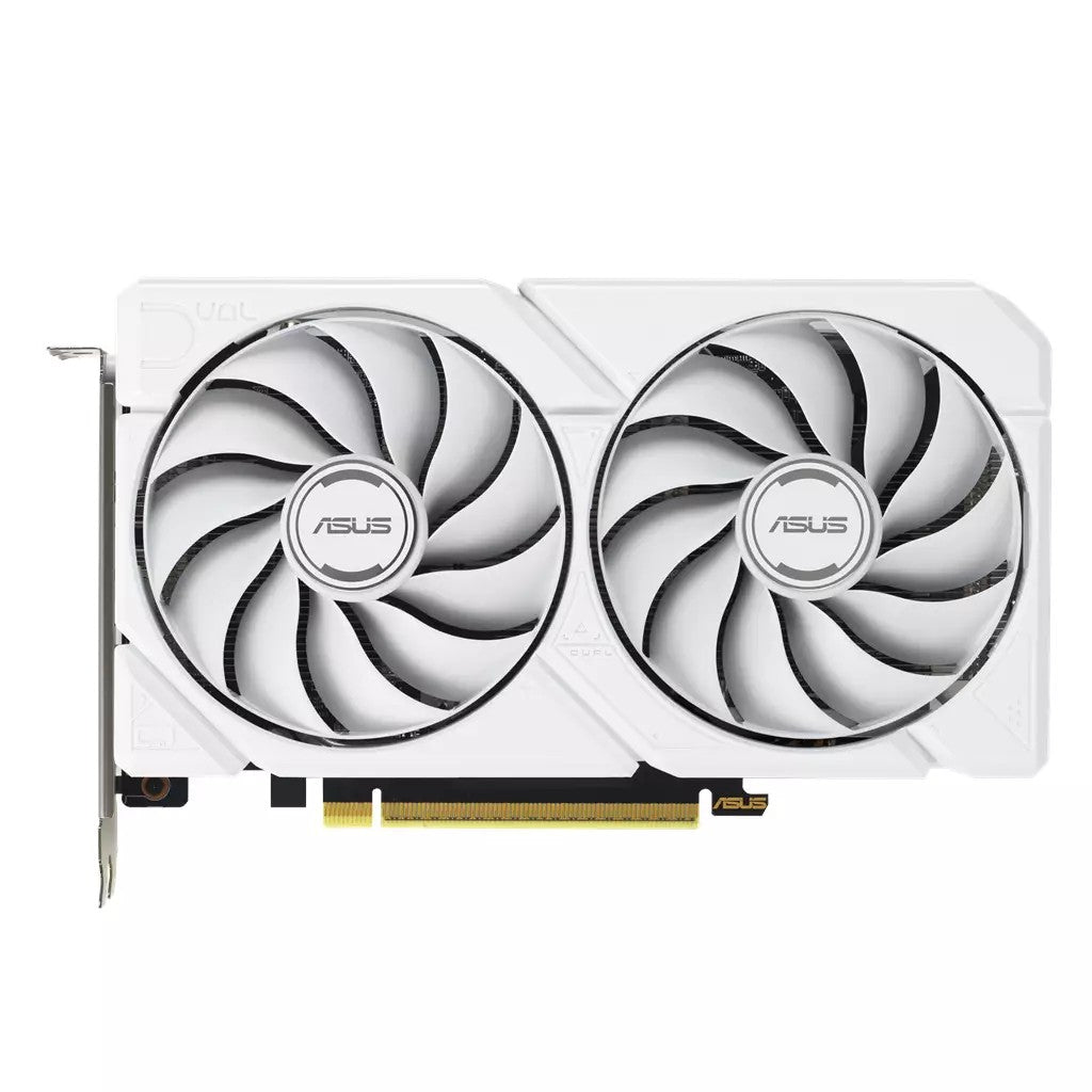 ASUS DUAL RX 9060 XT 16GB GDDR6 Graphics Card - 2xDP 1xHDMI - White (90YV0LG3-M0NA00)