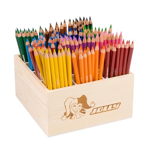 JOLLY Classic Colored Pencils Assorted Colors 144 Pieces 9500-0080