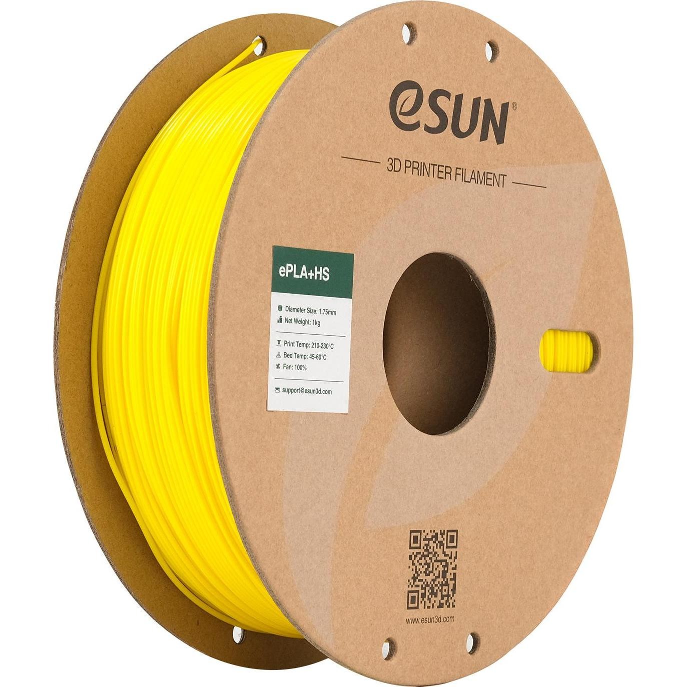 eSUN ePLA+HS 1.75 mm Yellow 1 kg 3D Filament (ePLAP175Y1)