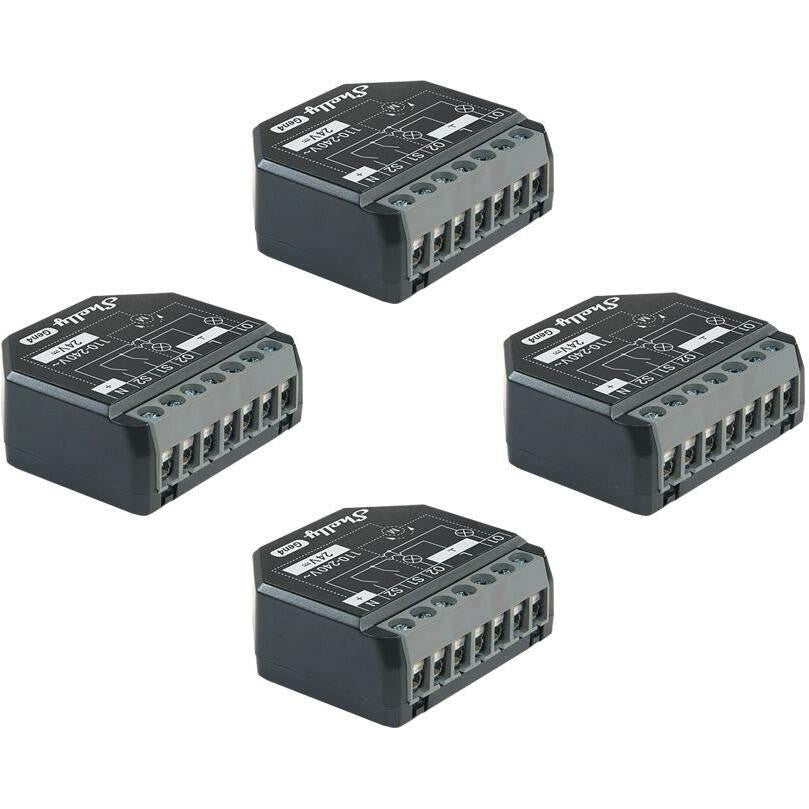 Shelly 2PM Gen4 WiFi Switch Matter X4 - Dual-Channel Dimming Actuator Shelly_2PM_Gen4_4er