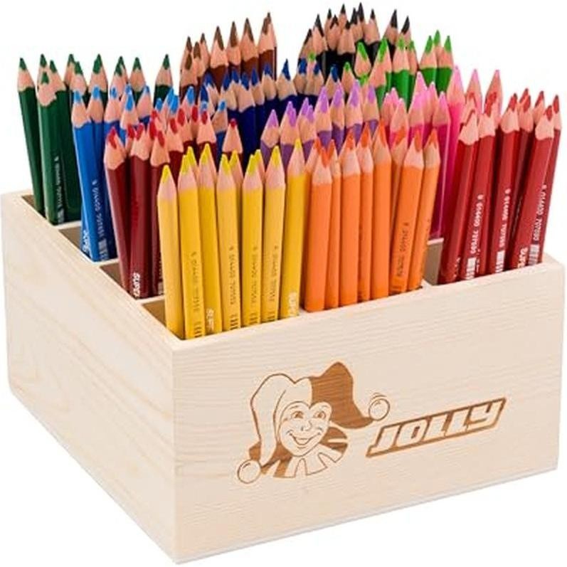 JOLLY Delta Colored Pencils Assorted Colors 144 Pieces (9500-0082)