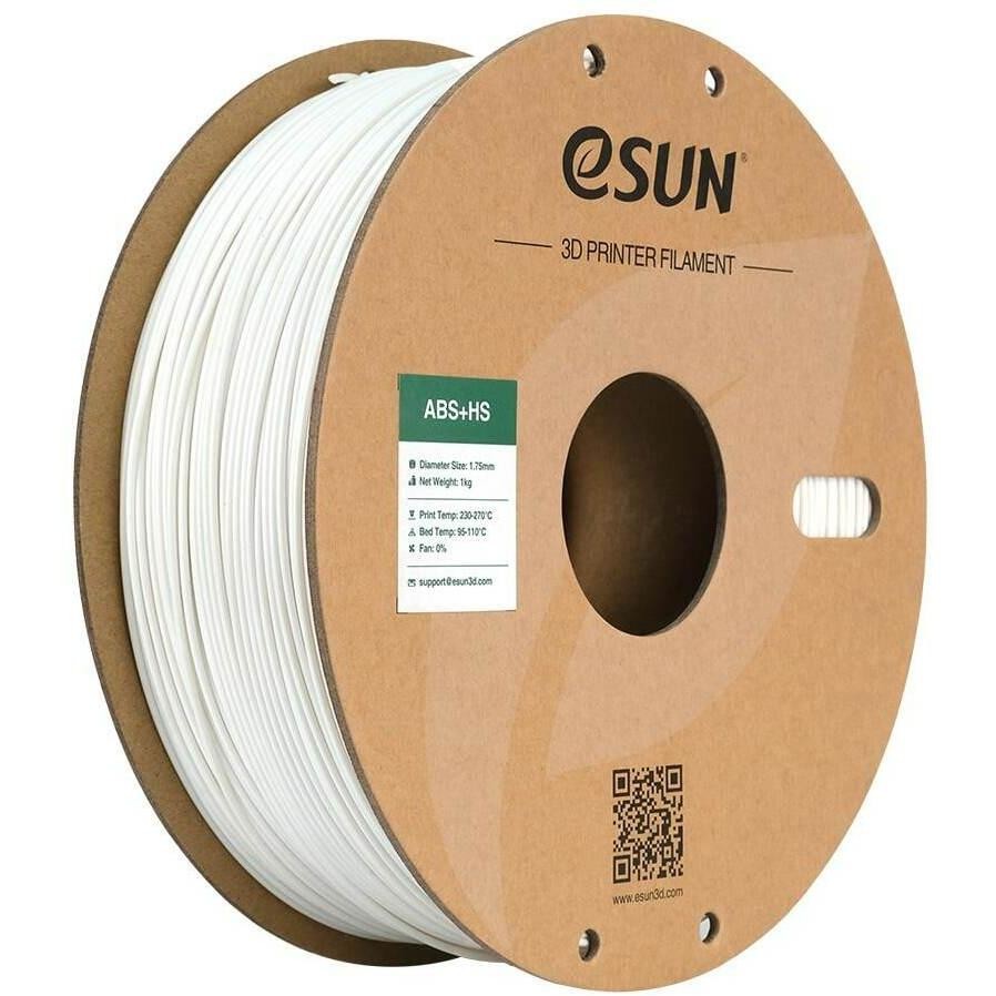 eSUN - eABS 1.75 mm White 1 kg 3D Filament eABSP175W1