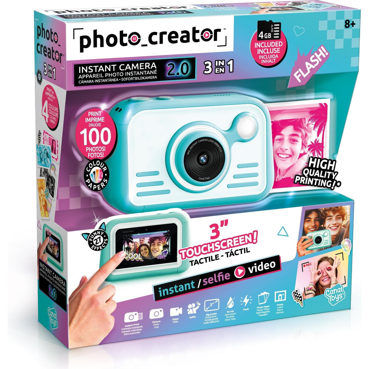 Canal Toys Instant Camera with Photo Paper (CLK046)
