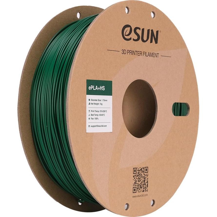 EPLA 1.75 mm Pine Green 1 kg ESUN 3D Filament ePLAP175PG1