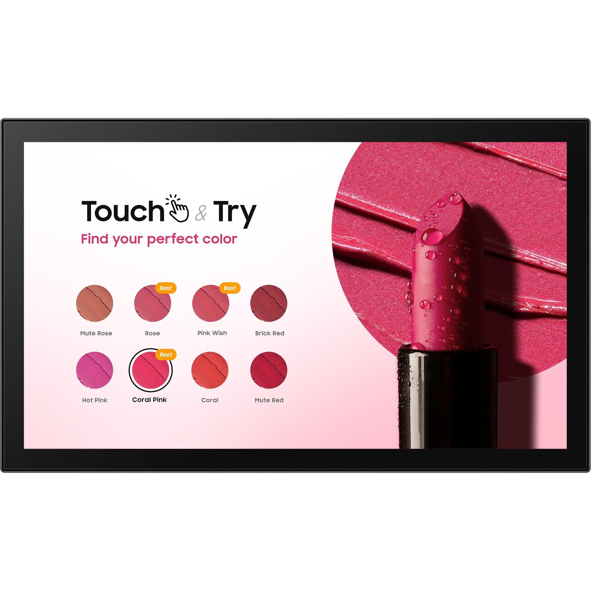 Samsung QB13C-T 33 cm (13") LCD Display Interactive Digital Signage Touchscreen (LH13QBCTBGBXEN)