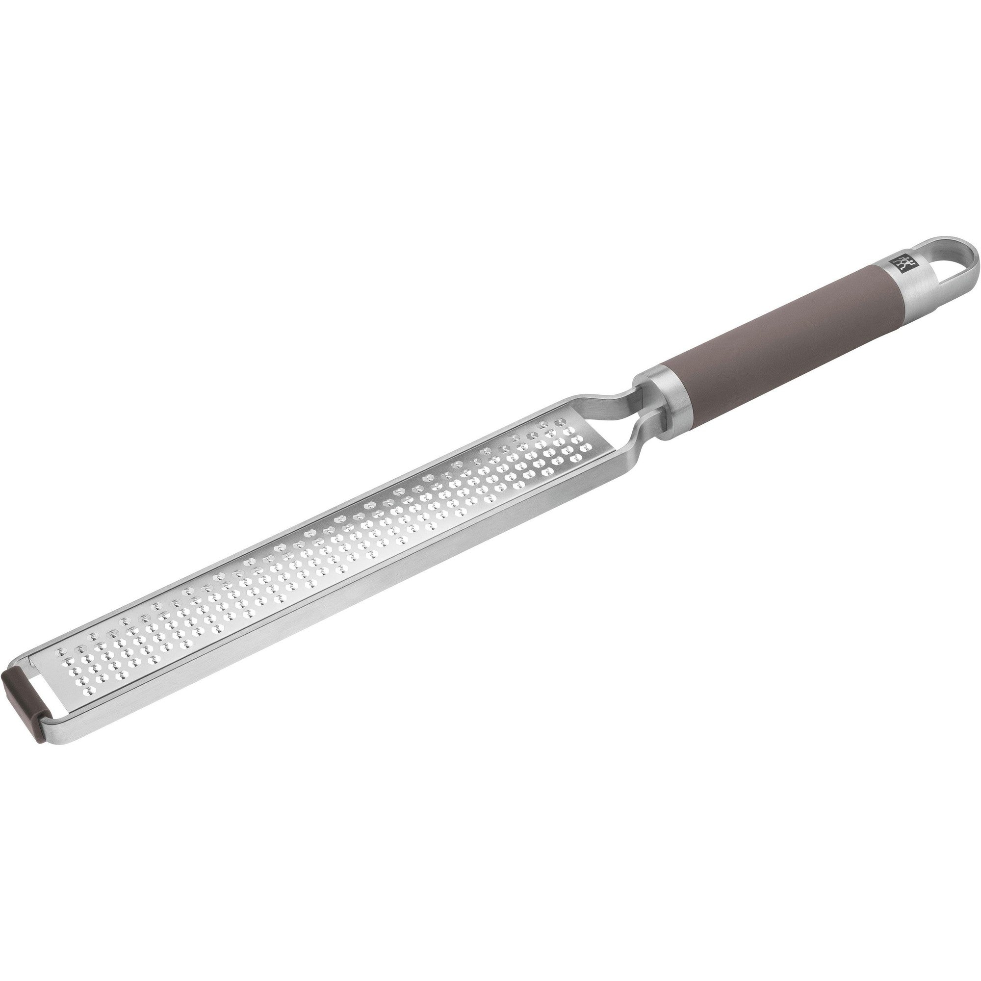 Zwilling Pro Grater Zester, Grey, Stainless Steel, Ergonomic Handle