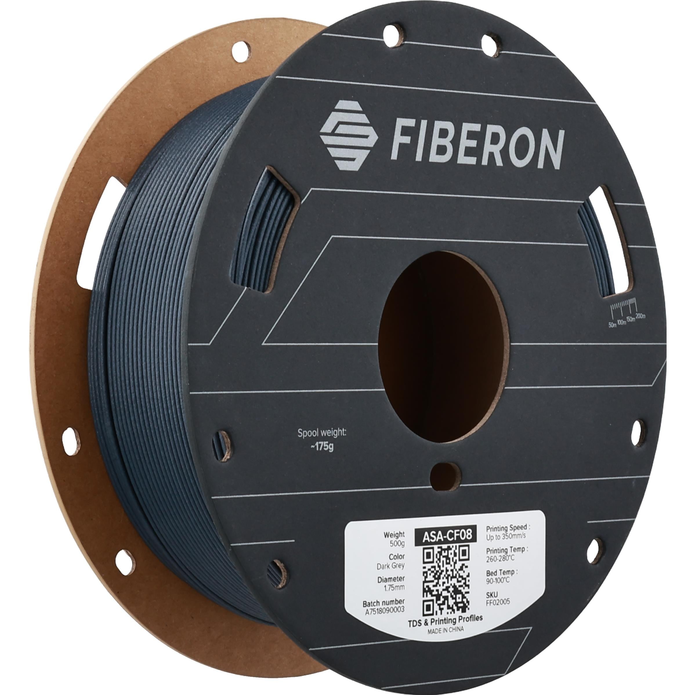Polymaker ASA-CF08 1.75 mm Dark Grey 0.5 kg (FF02005)