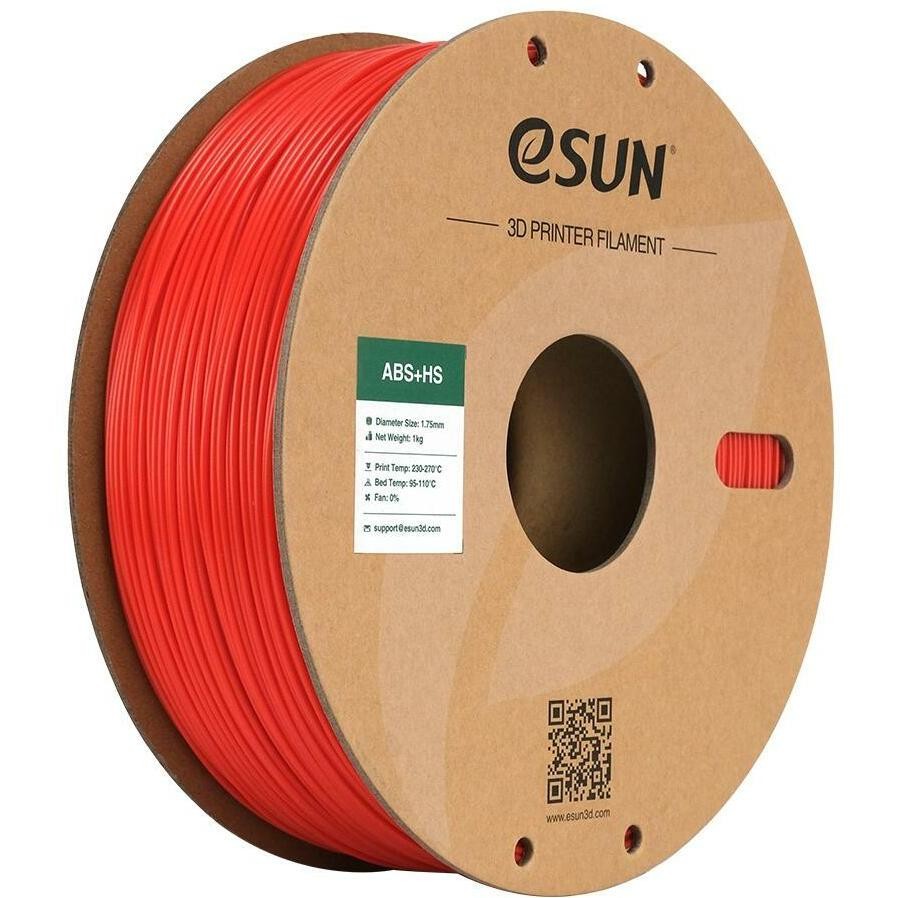 EABS 1.75 mm Red 1 kg ESUN 3D Filament eABSP175R1