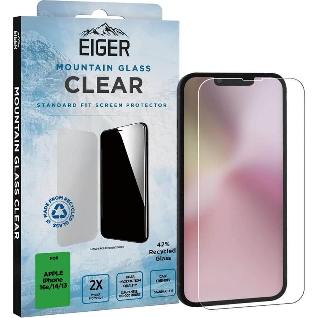 Eiger SP Mountain Glass Clear iPhone SE 2025/14/13 Screen Protector EGSP01024