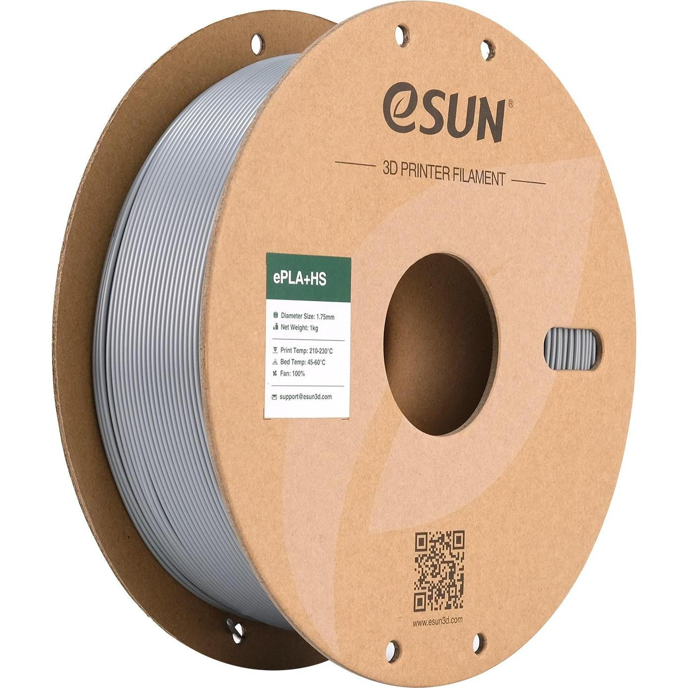 EPLA 1,75mm SILVER 1kg ESUN 3D FILAMENT (ePLAP175S1)