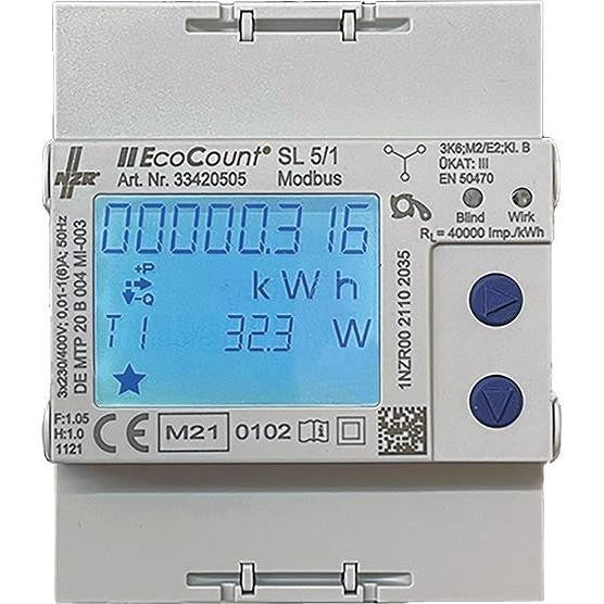 NZR Elektr.Hutchienenzähler 85A M-Bus, MID EcoCount SL#33420418 (33420418)