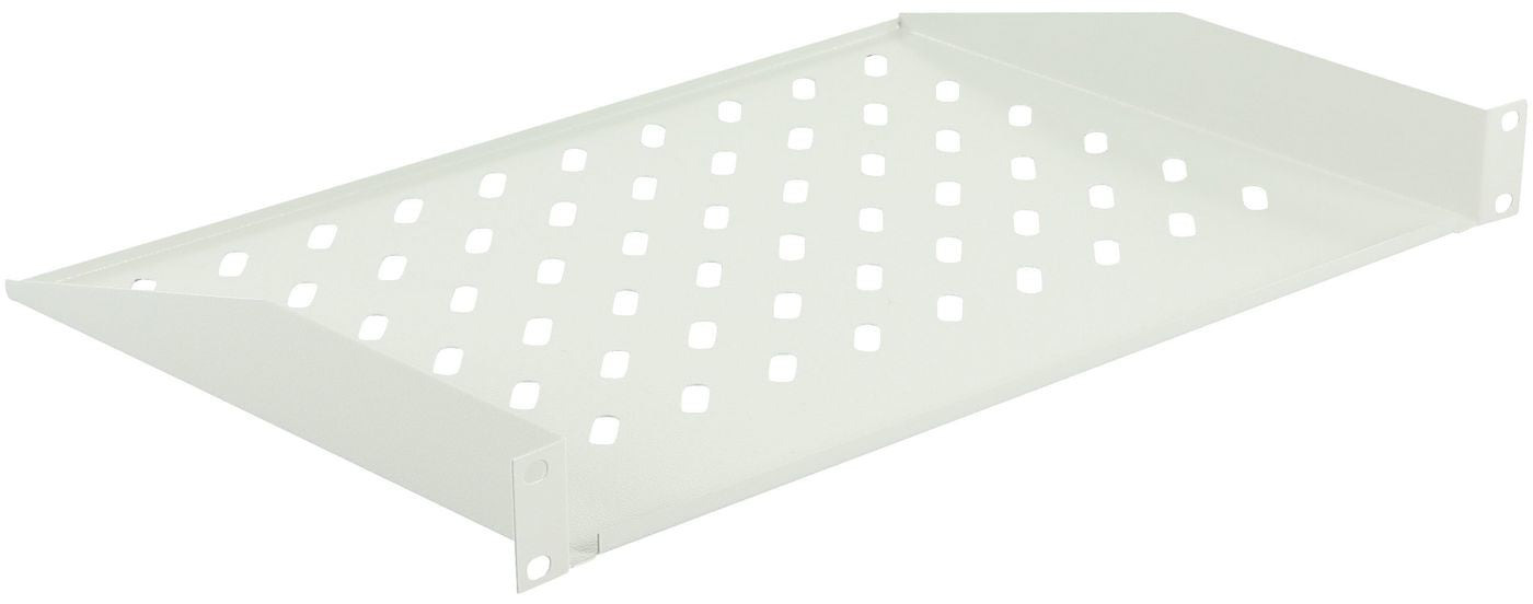 Lanview 1U 19" D=300mm RACK MOUNT SHELF WHITE - Rackbefestigung (RAS203WH)