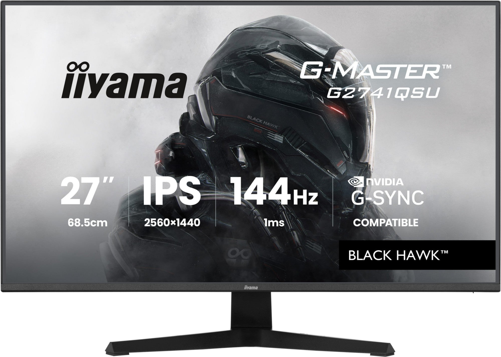27" G2741QSU-B1 QHD Gaming Monitor with 144Hz and 1ms Response Time 27-Zoll-Monitor