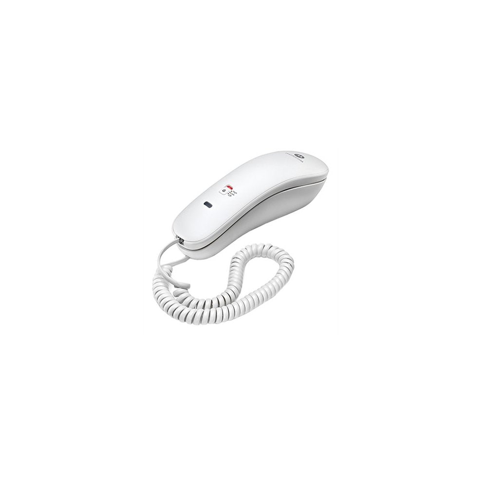 Motorola WALL MOUNTED LANDLINE PHONE CT50 BLACK - 10 Keys Memory/Call/Redial Indicator (107CT50BLACK)