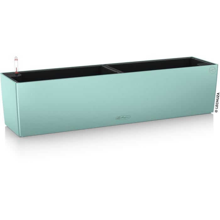 LECHUZA Planter - Balconera Color 80 - 79 x 19 x 19 cm - Pastel Green - 12 L