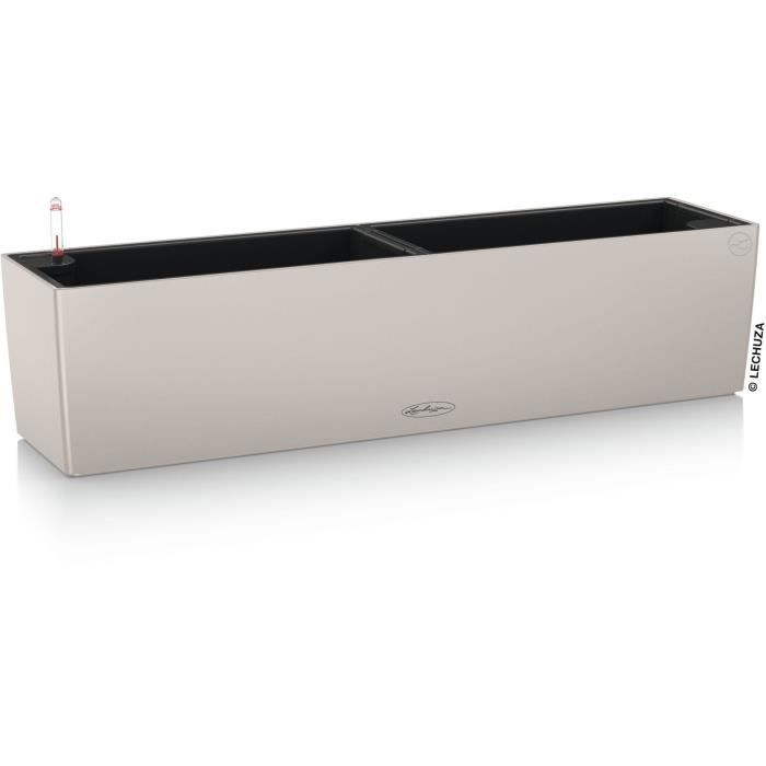 LECHUZA Planter - Balcony Color 80 - 79 x 19 x 19 cm - Brown Sable - 12 L