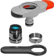 Gardena 18210-20 Tap Connector for Indoor Taps - Black Chrome Grey