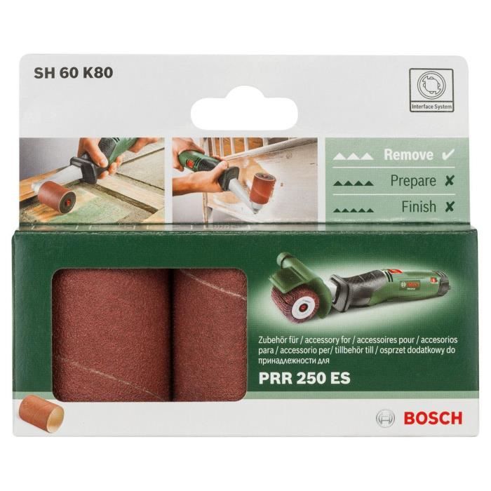 Bosch Abrasive Sleeve - Grit 80 - Roll Width 60 mm - Accessory for Texoro