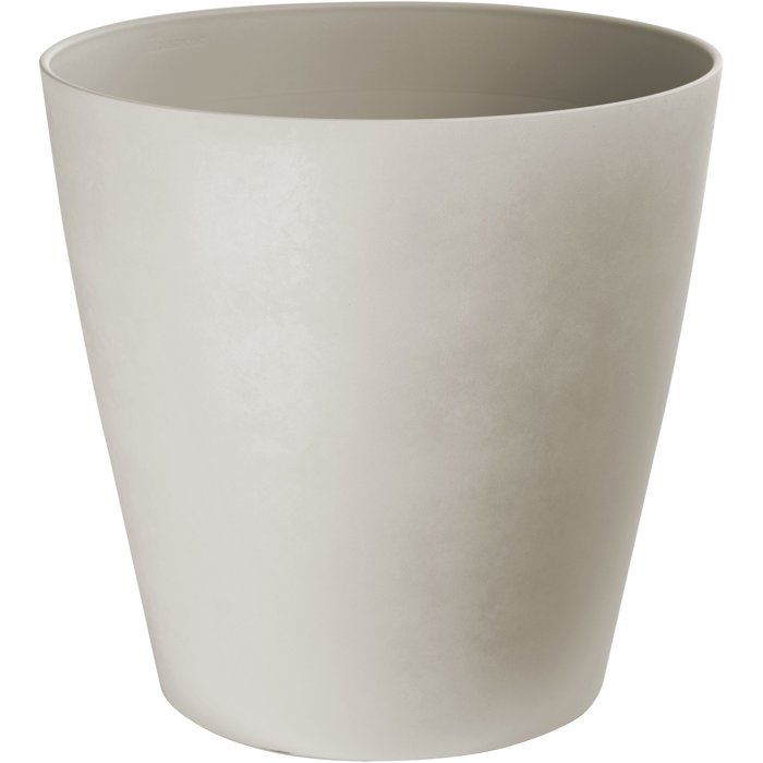 GARDEN ID Round Flower Pot - Swing Cone - Ø 35 - 23 L - 34 cm - Stone