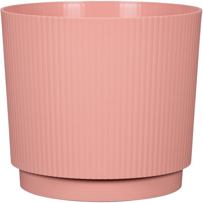 Round plant pot - GARDEN ID - Lino - Ø 25 - 7 L - H 22 cm - Pink